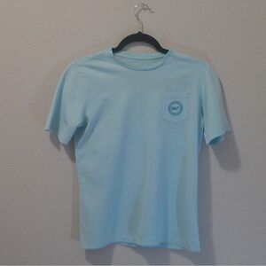 Light Blue T-Shirt with Pocket Logo